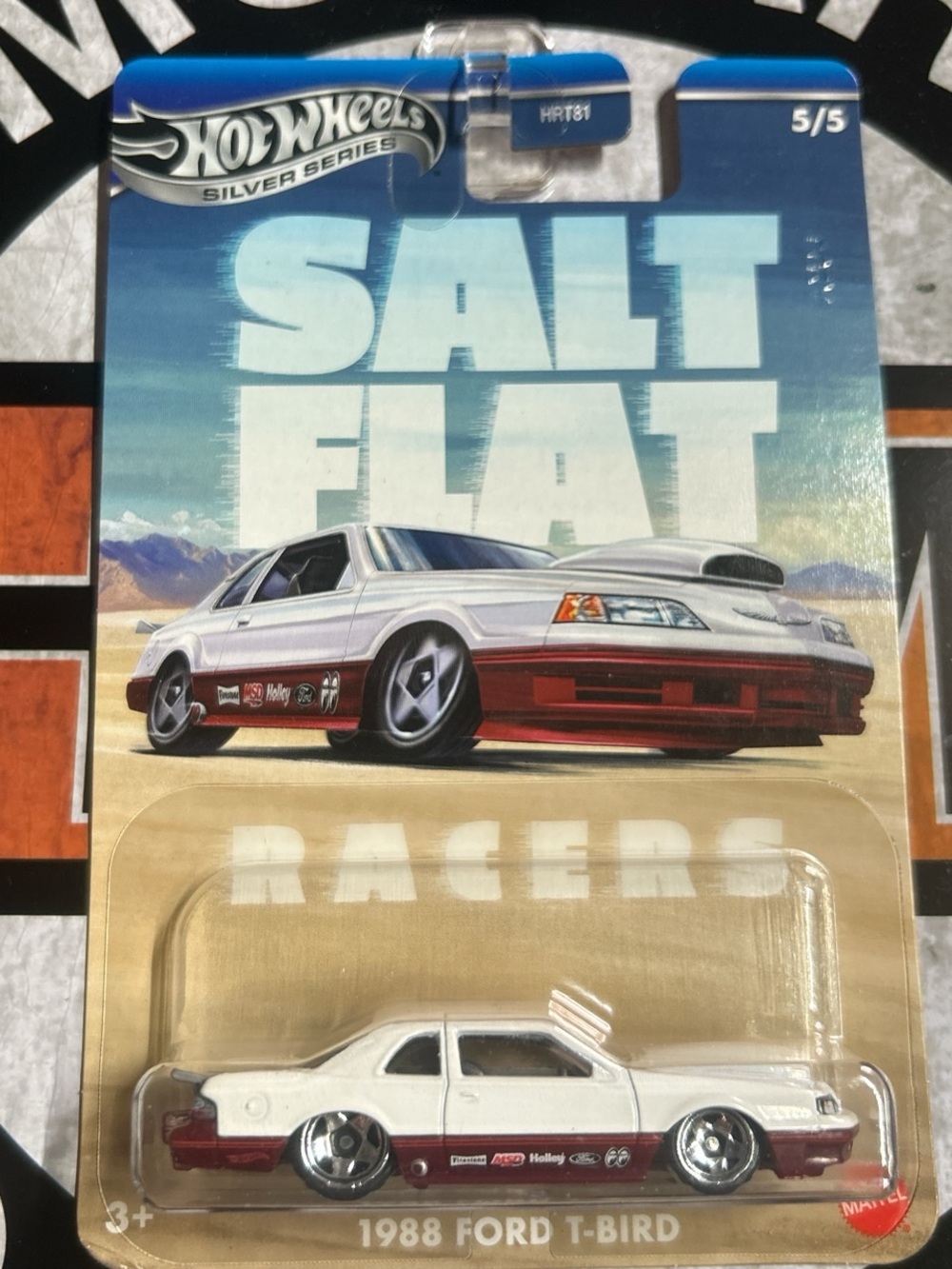 Hot Wheels Silver Series 1988 Ford T-Bird - White & Red